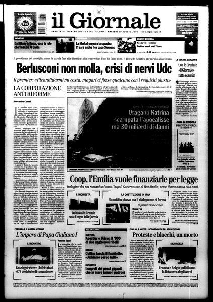 Il giornale : quotidiano del mattino